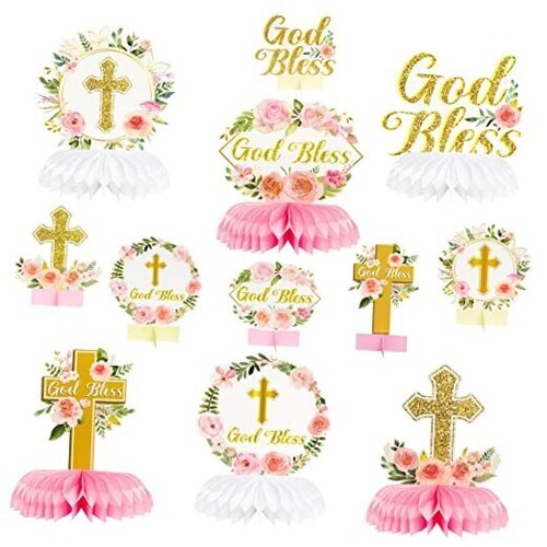 12pz decorazioni floreali dio - ,