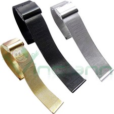 Cinturino 24mm bracciale acciaio maglia milanese per Sony SmartWatch 2 SW2 CM4C