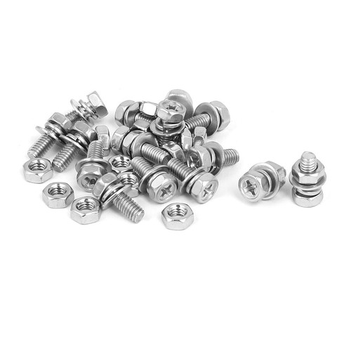 Testa esagonale viti m4x10mm - testa,