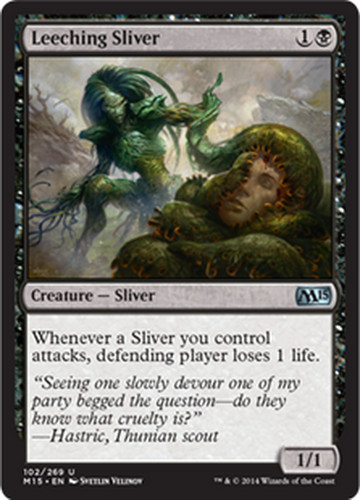 Mtg leeching sliver - mtg,