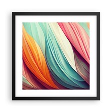 Poster 40x40cm Pastello Linee