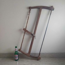 Sega antica legno 1800 da due italiana