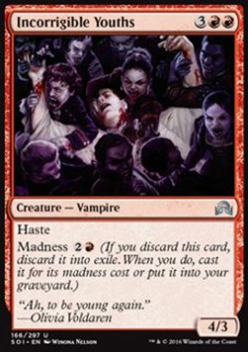 Mtg incorrigible youths - mtg, 4x