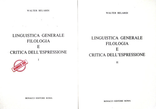 Walter belardi linguistica - walter,