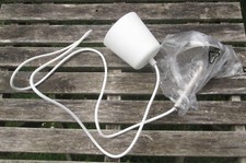 Ikea Basisk Plafoniera Bianco Rosa Cromato Spazzolato Portalampadina TIPO T0415