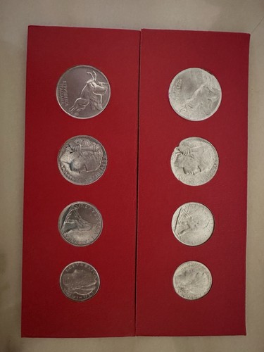 Serie monete lire - lire, repubblica