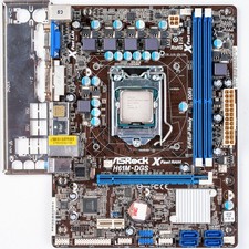 ASRock H61M-DGS LGA1155 MicroATX scheda madre DDR3 UEFI Intel 3a generazione pronta PS/2