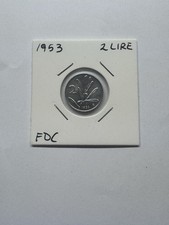 Moneta 2 Lire 1953 – Repubblica Italiana – In Cartoncino da Collezione