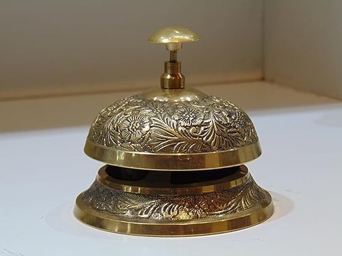Antico campanello scrivania - antico,
