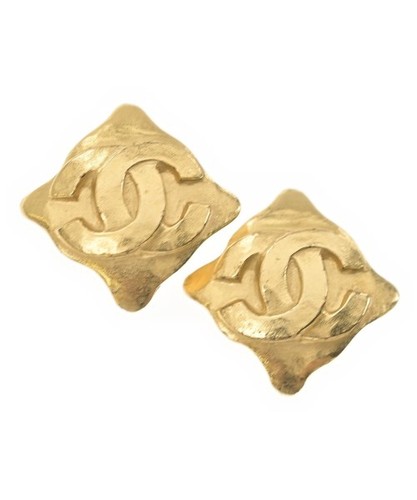Chanel earrings gold - chanel,