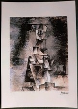 Picasso litografia carta - picasso,