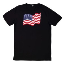 T-Shirt Cool USA con Bandiera