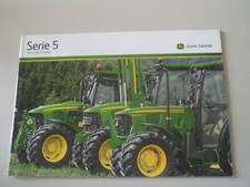 CATALOGO DEPLIANT BROCHURE TRATTORI JOHN DEERE SERIE 5 FINO A 108 CV (79 KW)