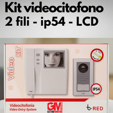 VIDEOCITOFONO B/N 2 Fili B-RED