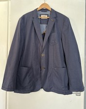 Giacca blazer blu cammello