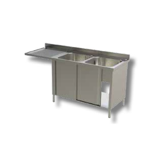 Lavello 160x70x85 acciaio - , inox