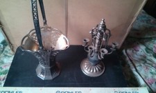 Lotto di 2 oggetti in PELTRO o