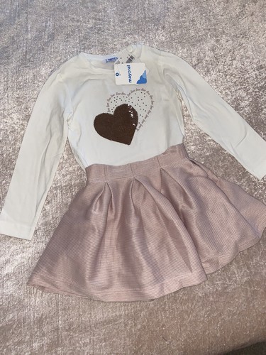 Set gonna rosa top cuore