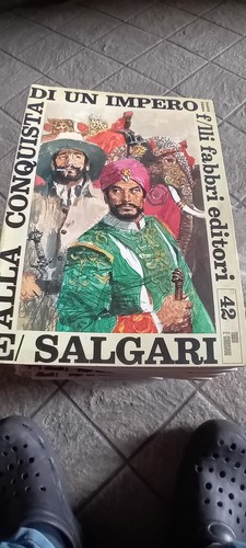 Vecchi libri salgari - libri, e.