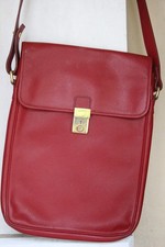 Sacoche Bandoulière Cuir Marque LANVIN Couleur Pourpre  