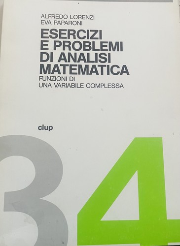 Esercizi problemi analisi - e, di