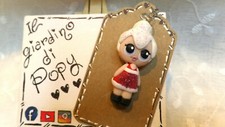 COLLANA LOL SURPRISE SLEIGH BEBE in FIMO - PRODOTTO ARTIGIANALE .