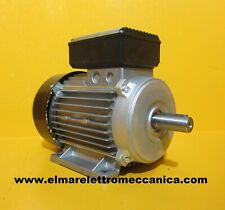 Motore Elettrico Monofase 1 HP 0,75 KW 1400 Giri Mec80 B3 con Piedini 230 V