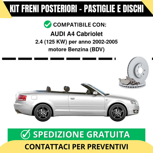 Kit freni posteriori per - posteriori,