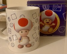 Super Mario Bros Toad Tazza + Salvadanaio Super Mario Set Nintendo