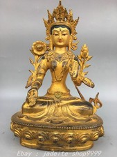 Statua Buddha Tara bianca