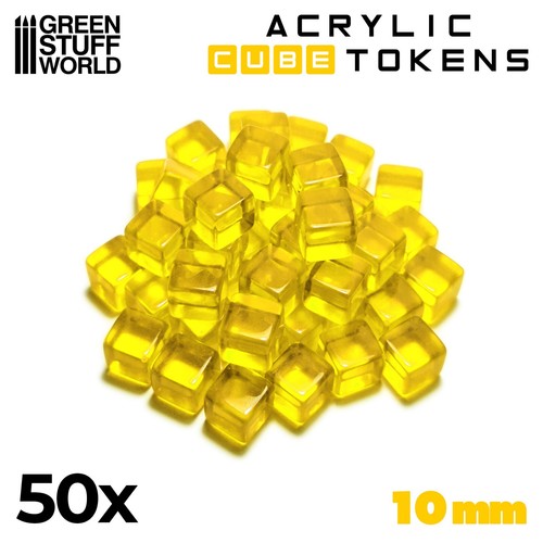 Tokens gettoni cubi gialli - tokens,