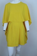 ZARA ABITO VESTITO VESTITINO  GIALLO DONNA TG SIZE M