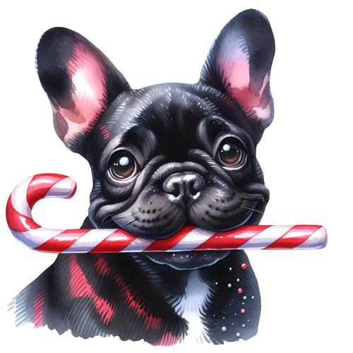 Bulldog francese cane - , auto