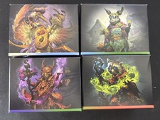 Set di quattro scatole mazzi