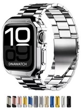 Cinturino per Apple Watch con Cover in Acciaio Serie 11/10/9/8/7/6/5/4/SE/ULTRA