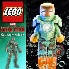 ⭐ LEGO Scuba Iron Man Mark 37 sh213 Minifigure sh0213 Marvel Avengers Stark