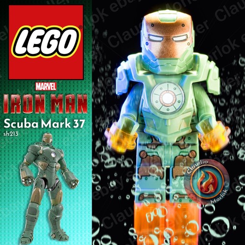 Lego scuba iron - scuba, mark