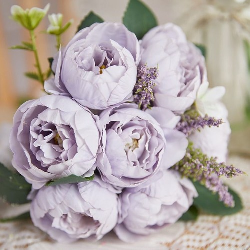 Testa artificiale peonia - testa,