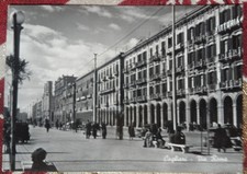 Cagliari. Via Roma. Viaggiata 1955. Animatissima. Bollo Danneggiato 
