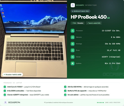 Probook 450 intel core - hp, g8