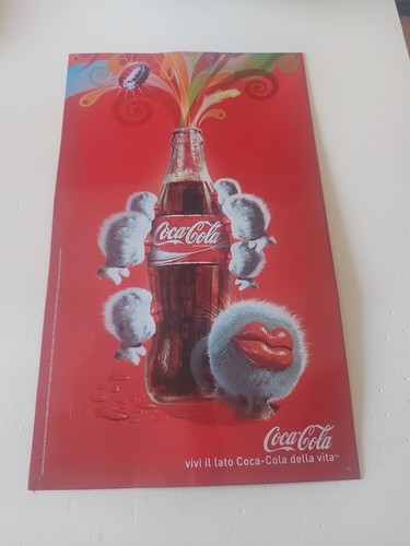 Insegna metallica coca cola - metallica, '