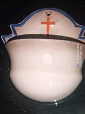 ANTICA ACQUASANTIERA CERAMICA