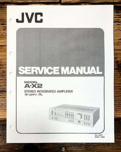 Jvc amplificatore manuale - a-x2,