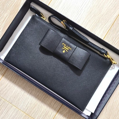 Borsa pochette frizione nastro