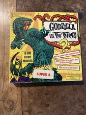 GODZILLA VS THE THING   SUPER 8MM, SILENT, B&W FILM.