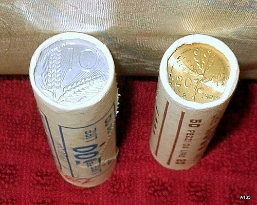 Rotolino monete 10 lire - 10,