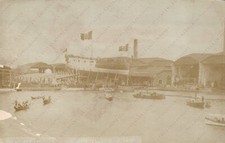 1902 VENEZIA Arsenale Varo nave Francesco Ferruccio Duca Genova Cartolina foto