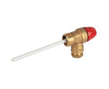 VALVOLA DI SICUREZZA COMBINATA TEMPERATURA E PRESSIONE PER IMPIANTI SOLARI 1/...