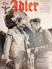 Rivista del Ministero Germanico dell'Aeronautica - Der Adler N. 6 - 1941 It/Ted