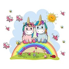 Kibi Adesivi Muro Unicorno